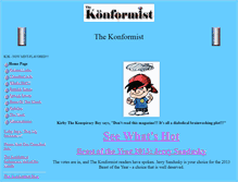 Tablet Screenshot of konformist.com